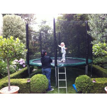 10 FT Infinity Bounce Trampoline Heavy Duty Combo 